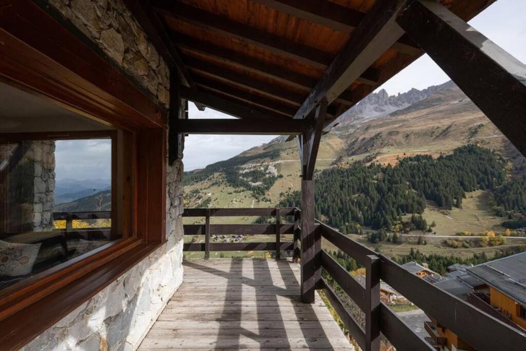 L'Arc-En-Ciel - Appartement Sur Les Hauteurs Du Mottaret Avec Acces Aux Pistes Les Allues Exterior foto