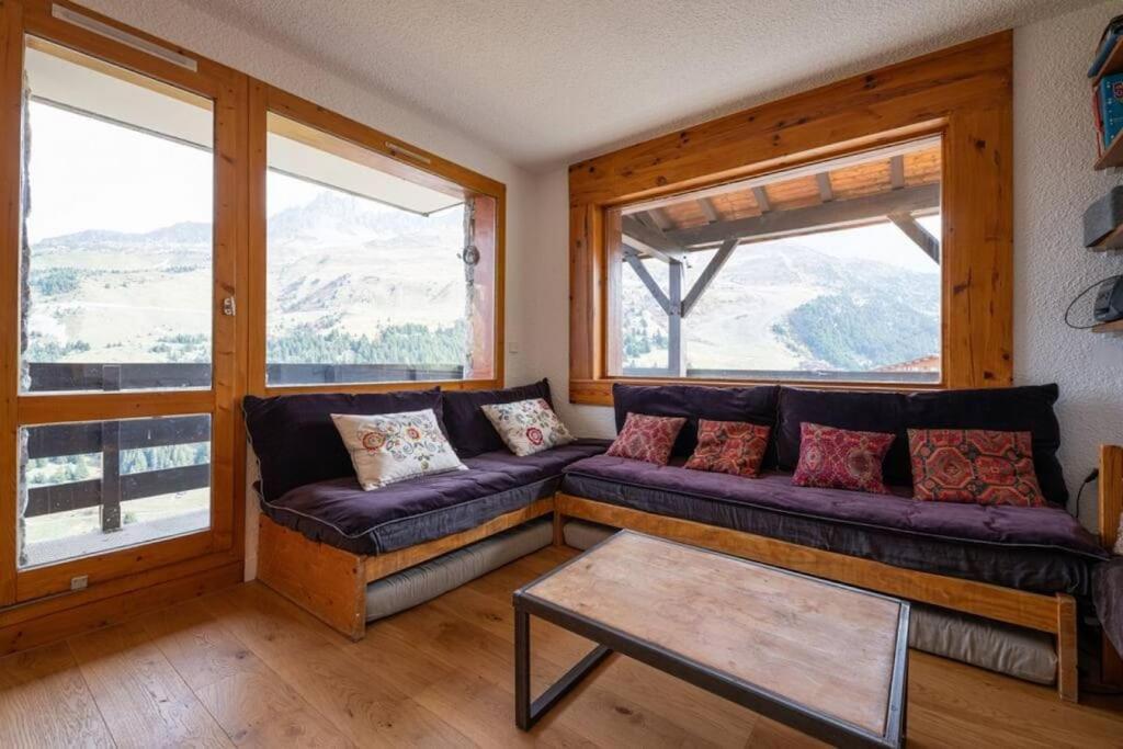 L'Arc-En-Ciel - Appartement Sur Les Hauteurs Du Mottaret Avec Acces Aux Pistes Les Allues Exterior foto