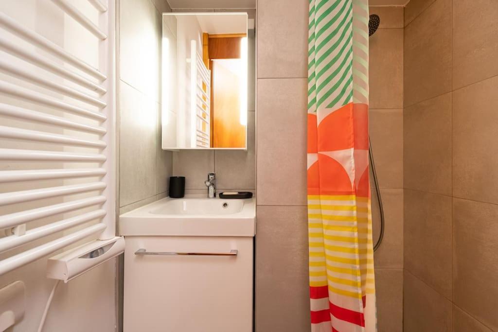 L'Arc-En-Ciel - Appartement Sur Les Hauteurs Du Mottaret Avec Acces Aux Pistes Les Allues Exterior foto