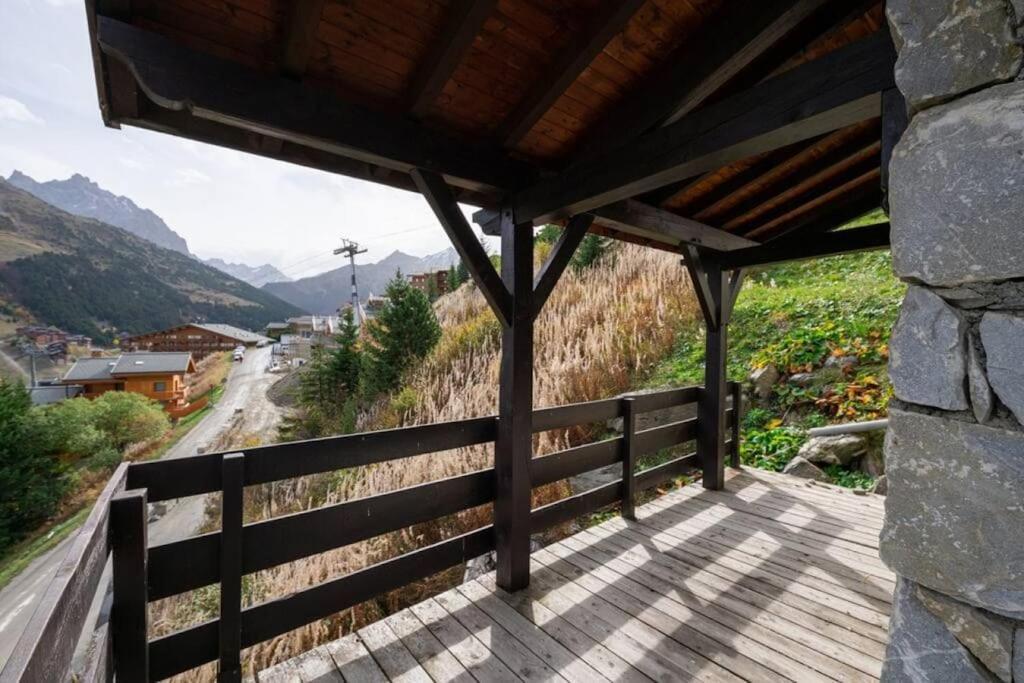 L'Arc-En-Ciel - Appartement Sur Les Hauteurs Du Mottaret Avec Acces Aux Pistes Les Allues Exterior foto